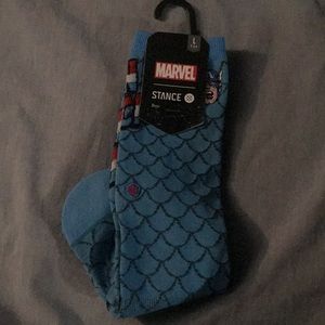 Stance Youth Marvel Socks Captain America NWT